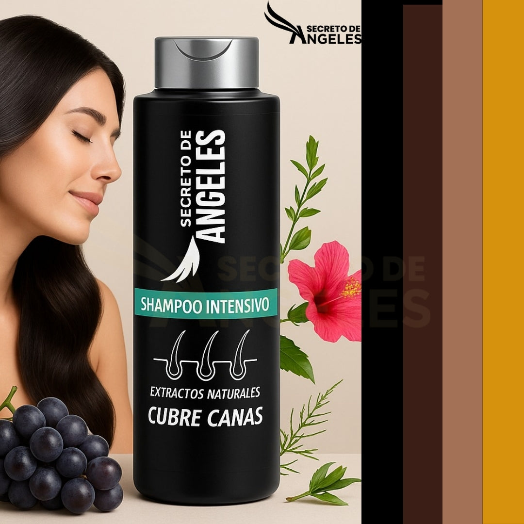 Shampoo Cubrecana Angeles - ¿preparado para parecer más joven? 🎁 + 1 exfoliante exclusivo de regalo